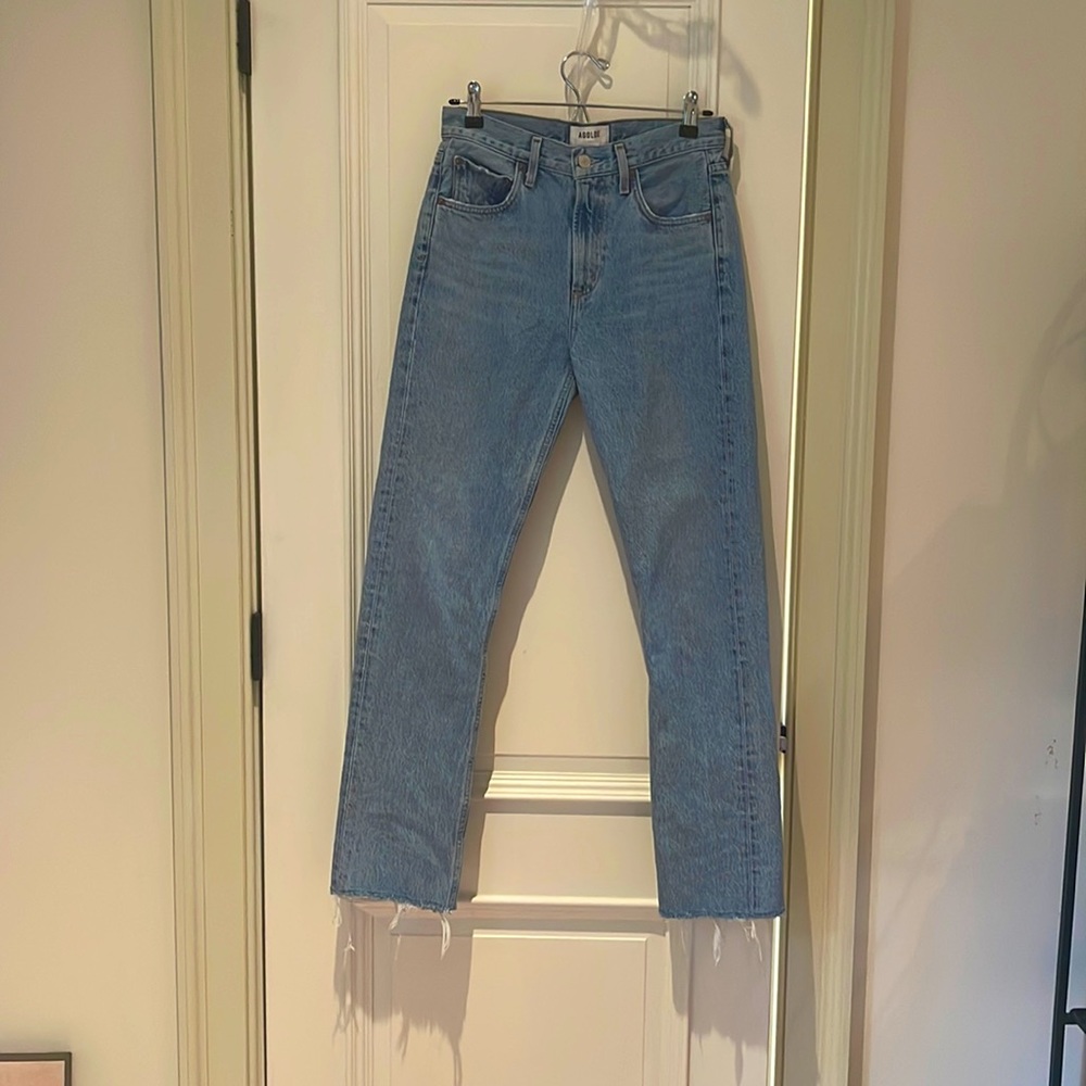 AGOLDE Cherie High Rise Straight Leg